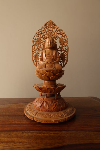 Sandalwood Special Meditation Buddha Statue - Malji Arts