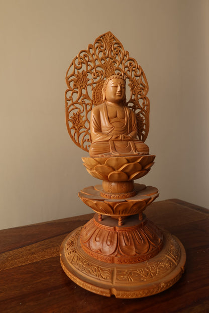 Sandalwood Special Meditation Buddha Statue - Malji Arts